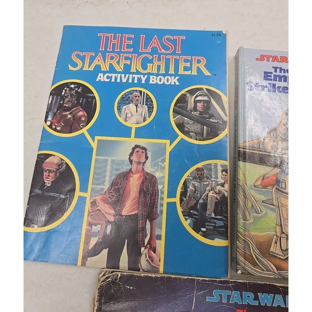 Lot of‎ 5 Vintage Star Wars & Indiana Jones Paperback Hardcover Children's Books